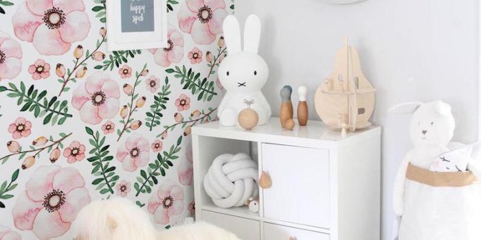 794x1094 Lovely Flowers Wallpaper, Cute Girly wall mural for kids rooms and  nurseries, Floral wall decal, Reusable, Removable #117