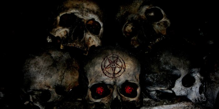 2291x1527 Free download Demon Skull Wallpaper [2291x1527] for your Desktop