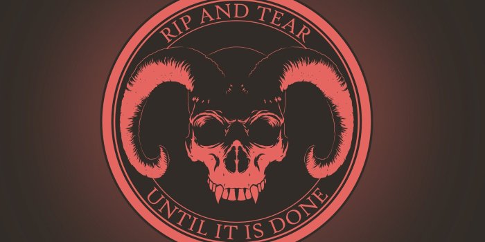 1920x1080 2954836 1920x1080 doom game demon skull horns evil wallpaper and