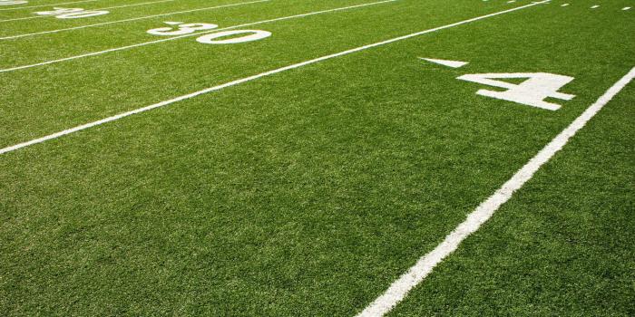 2000x1000 Grass football field background 3d Object American Football Field