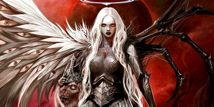 1920x1200 angel, Dark, Demon, Fantasy, Skull 4K HD wallpaper | 1920x1200