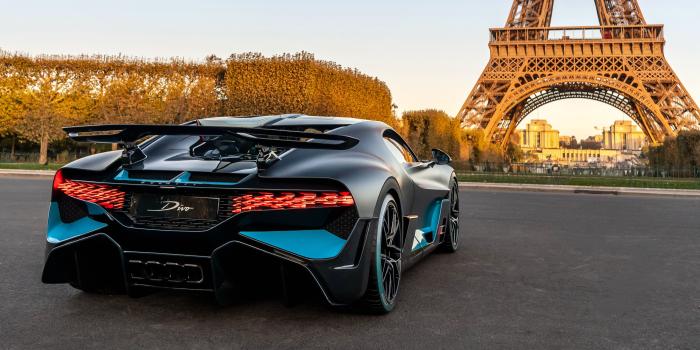 2732x1536 HD wallpaper: Bugatti, Bugatti Divo, Black Car, Sport Car, Supercar