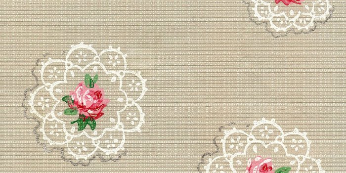 2100x2051 12 Vintage Wallpapers - Cabbage Roses and More