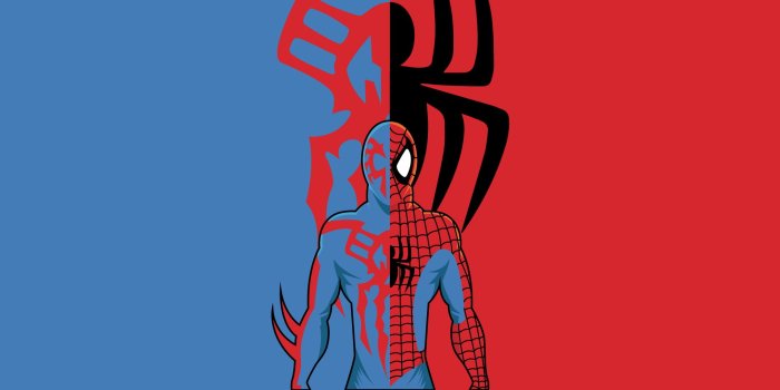 3840x1080 Scarlet Spider and Spider-Man illustration HD wallpaper | Wallpaper