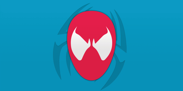 1920x1080 So I made this minimalistic Scarlet-Spider wallpaper <3 : Spiderman