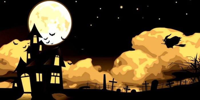 1398x902 Cute Halloween Wallpaper Background Pc | Wallpapers Sinaga