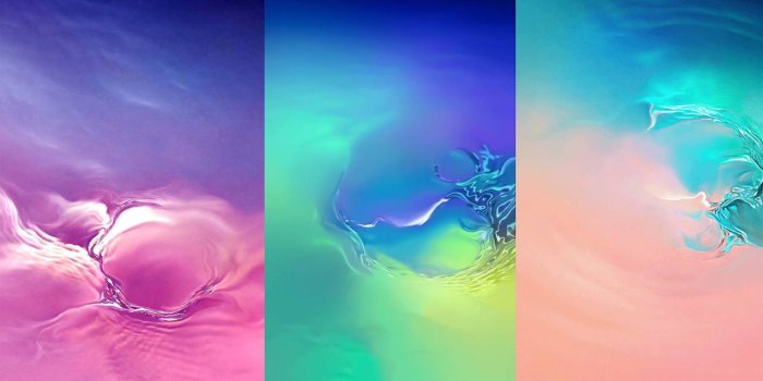 1280x720 Samsung Galaxy S10: download the high resolution official wallpapers