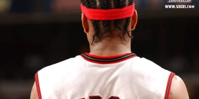 1024x768 NBA Sixers Allen Iverson Back Philadelphia 76ers Wallpapers Desktop