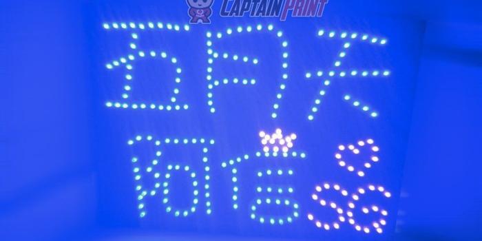 1024x768 LED Board / LED Banner – Captain Print