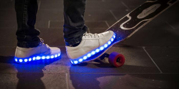 3840x2219 HD wallpaper: fashion, footwear, hobby, led lights, long board