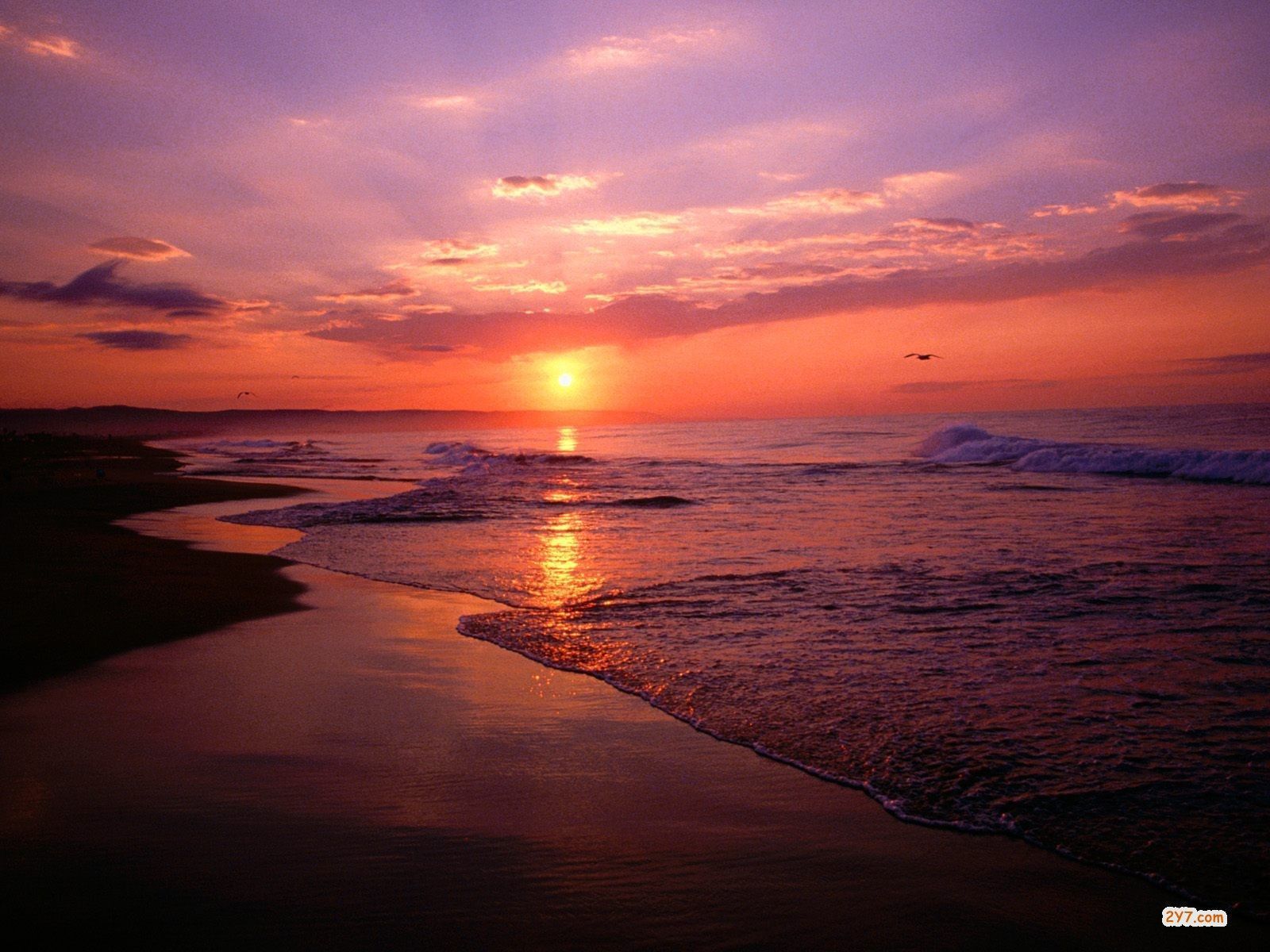 1600x1200 45+ California Beach Sunrise Wallpapers - Download at WallpaperBro