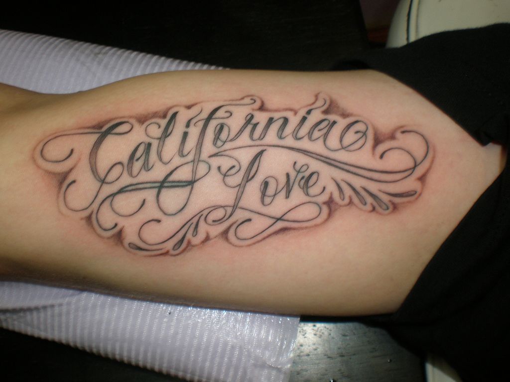 1024x768 California Love Tattoo Nice Cali Love Tattoos