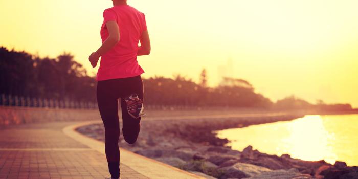 3840x2400 Pictures Run training sunset running Fitness Sport young 3840x2400