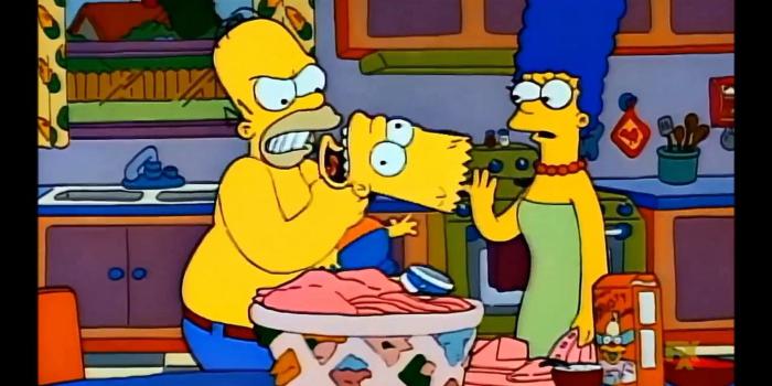 1920x1080 the Simpsons Homer strangels bart season 2-26 in funny voice