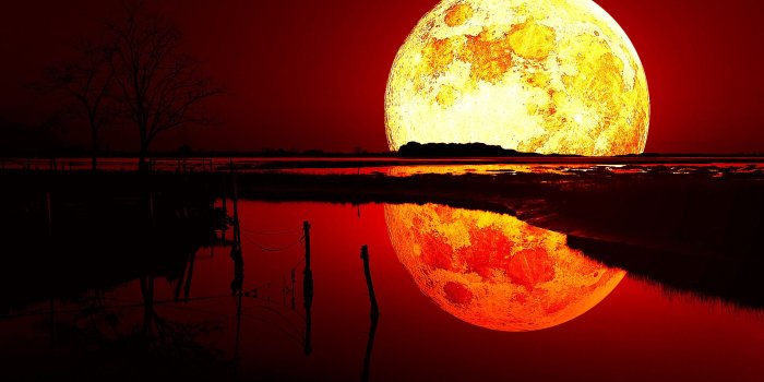 2880x1695 75+ Blood Moon Wallpapers on WallpaperPlay