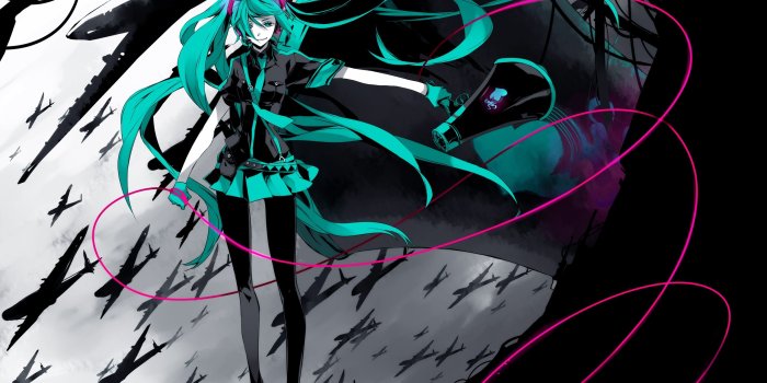 2560x1600 Hatsune Miku, Vocaloid, Purple, Supervillain, Chibi MacBook Pro 13