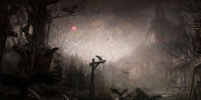 1680x1050 Gothic / Dark Art: Fantasy Cities, picture nr. 55916