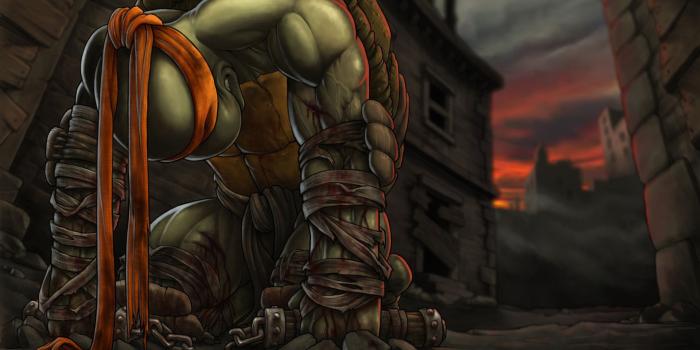 1920x1080 Download 1920x1080 HD Wallpaper ninja turtles cartoon strong ruin