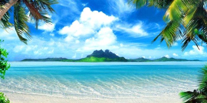 1920x1200 The Beautiful Summer Beach Sight Ever HD wallpaper