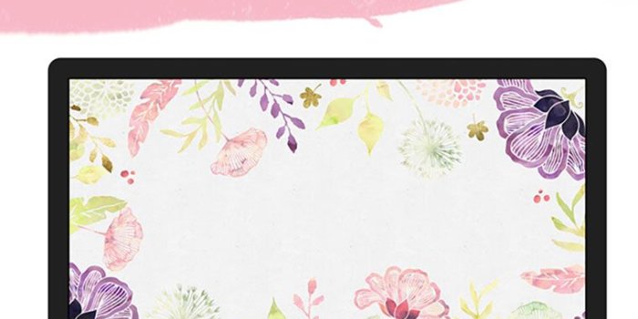 760x1039 Free Floral Desktop Wallpaper - I Choose Happiness