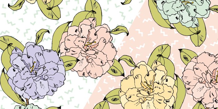 2400x2401 pastel floral desktop wallpaper | craftgawker