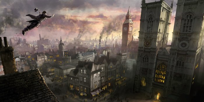 6120x2994 Assassins Creed, Drawing, Assassins Creed Syndicate 4K HD wallpaper