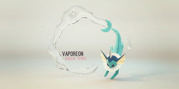 1280x720 Vaporeon USE AQUA RING! XD Download the wallpaper... |