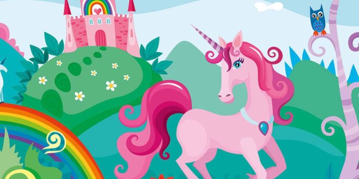 1000x800 Livingwalls Photo wallpaper «Pink Unicorn» 471928
