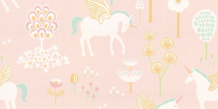 998x1000 True Unicorns by Majvillan - Pink - Wallpaper - 116-03