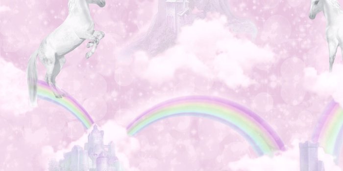 1600x1600 Details about I BELIEVE IN UNICORNS WALLPAPER PINK - HOLDEN DECOR 12480