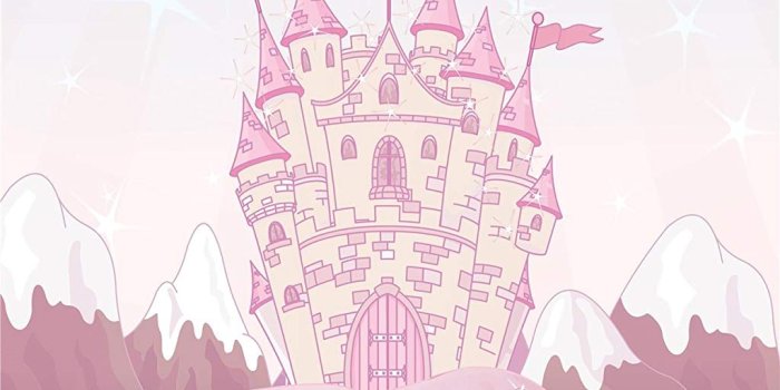 1023x1500 Fairy Unicorn Pink Wall Art Decorative Mural Wallpaper Hanging