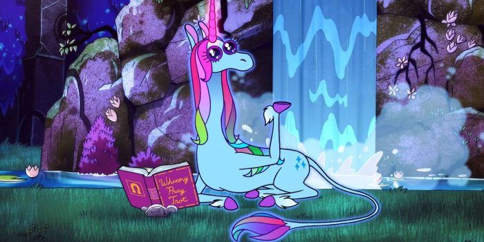 1920x1080 Blue and pink unicorn illustration, Gravity Falls, unicorns HD