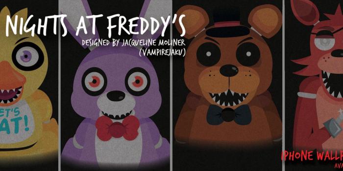 1444x553 49+] FNAF Phone Wallpaper on WallpaperSafari