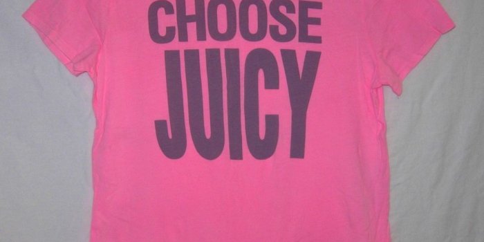 974x1000 Details about Juicy Couture Hot Pink Front Logo 