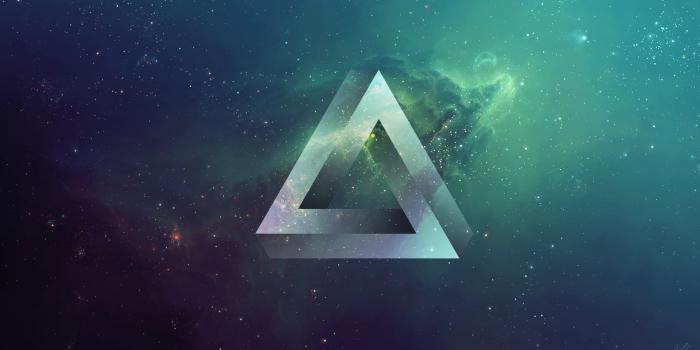 1920x1080 Triangle logo on galaxy background HD wallpaper | Wallpaper Flare