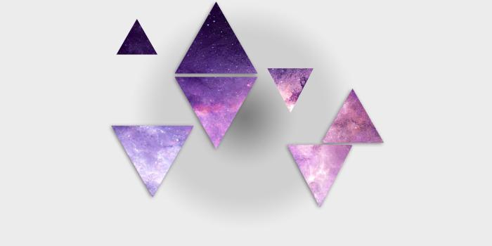 1920x1080 galaxy, Space, Purple, Triangle, Contrast Wallpapers HD / Desktop