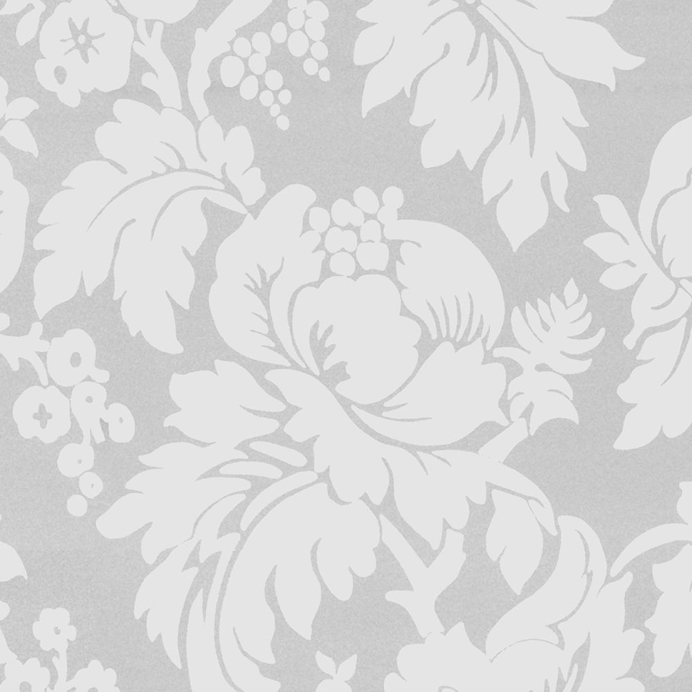 1000x1000 Wildflower Floral Wallpaper - Grey
