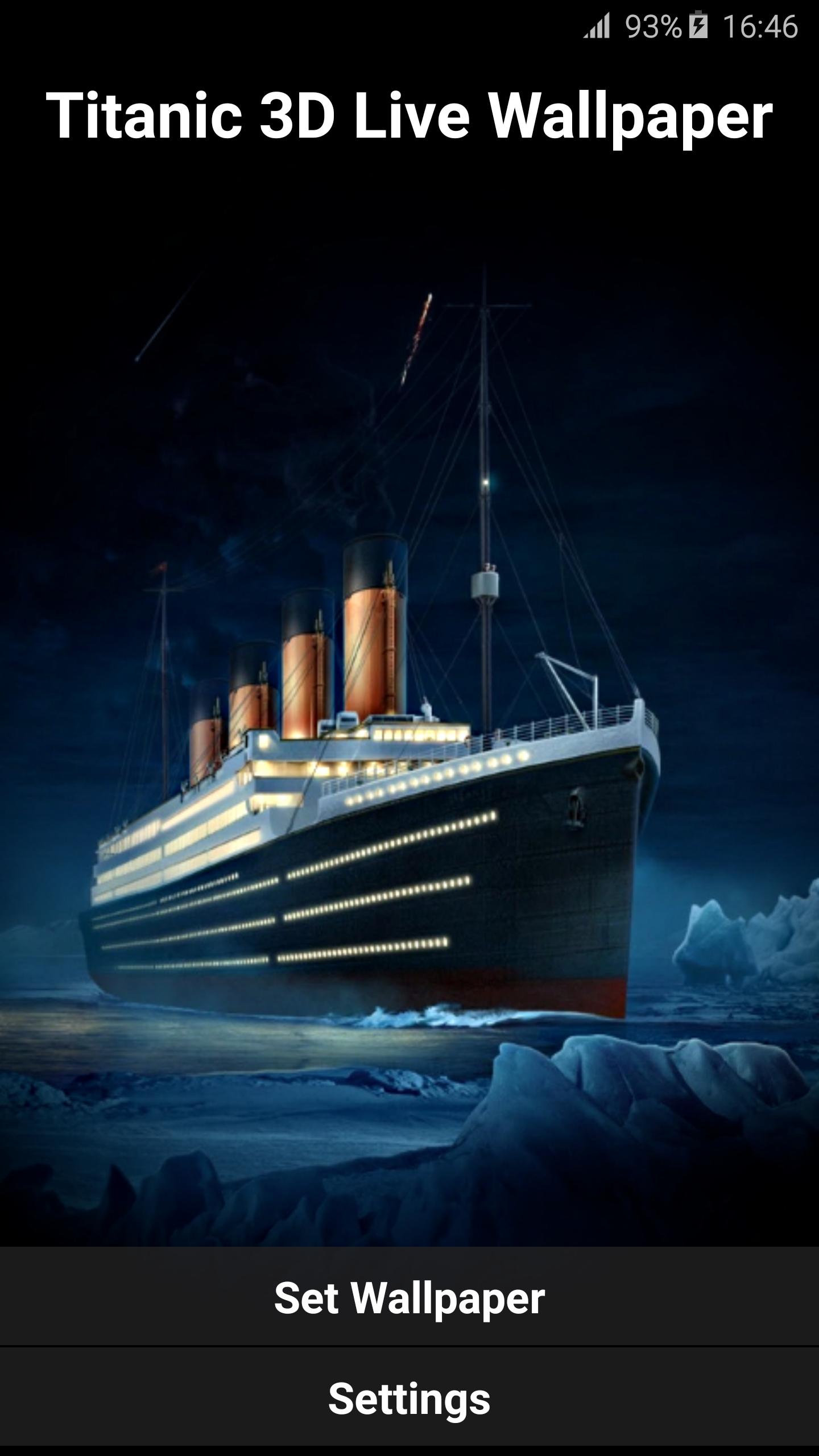 1440x2560 Titanic 3D Live Wallpaper for Android - APK Download