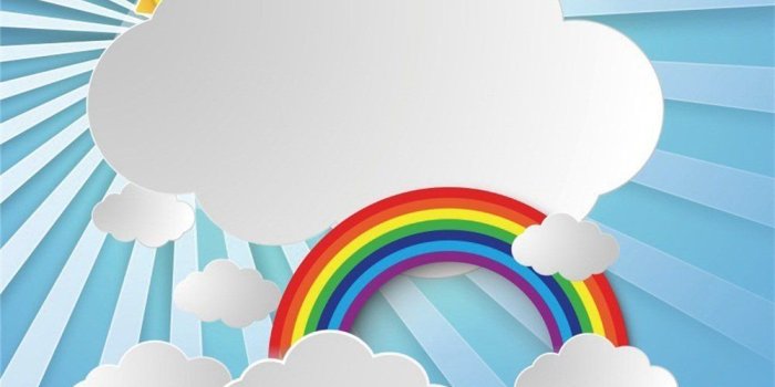 1000x1002 Amazon.com : LFEEY 5x5ft Cartoon Clouds Rainbow Backdrop for Photos
