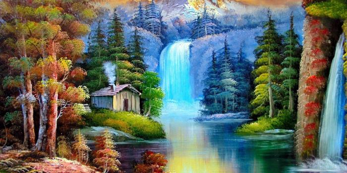1920x1200 Abstract Painting Nature Wallpapers | Places to Visit | Nature
