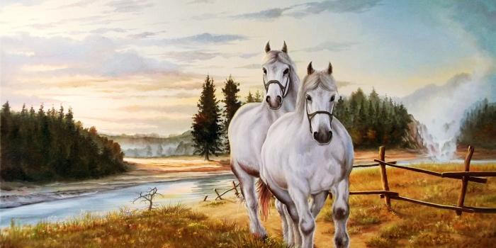 1920x1200 Horse Painting Wallpapers, Pictures, Images
