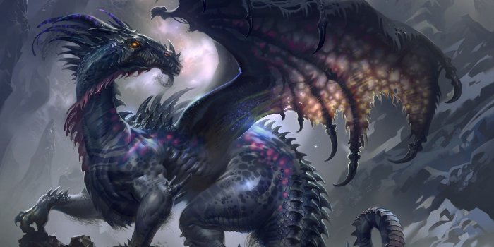 1920x1200 Dark Dragon Wallpaper - Black And Purple Dragons (#249090) - HD
