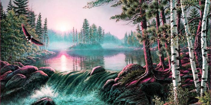 1200x800 Beautiful Wallpapers: Nature Painting Wallpaper 2 | Chainimage