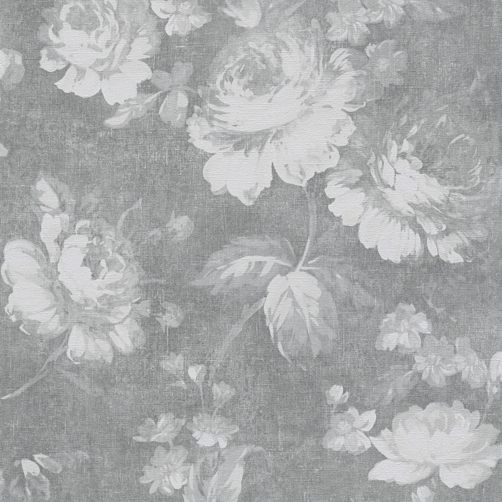 1000x1001 DUSKY FLORAL - DARK GREY