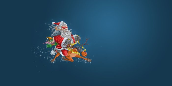 1920x1200 Funny Santa Wallpaper #14956