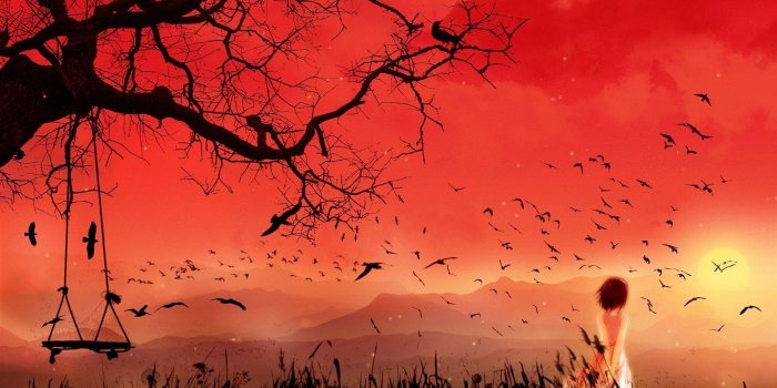 1920x1200 Anime Girl Sunset Wallpapers | Pictures | screensavers in 2019