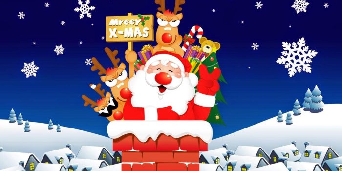 1400x1050 Funny Santa Claus Cartoon Pictures Christmas Images For Facebook