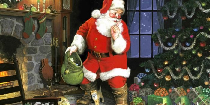 1920x1080 Funny Santa Cartoon Images For Whatsaap Mobile Iphone Desktop