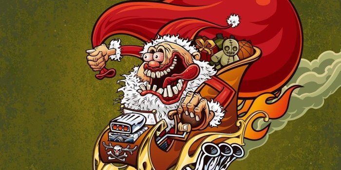 1024x768 Funny Santa Claus Wallpapers Desktop Background