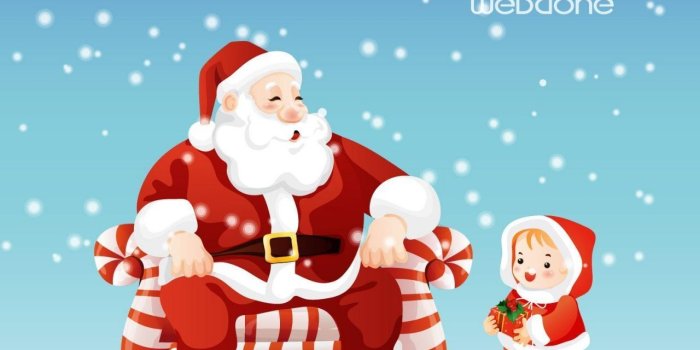 1280x1024 Funny Santa Claus Cartoon pictures Christmas images for facebook